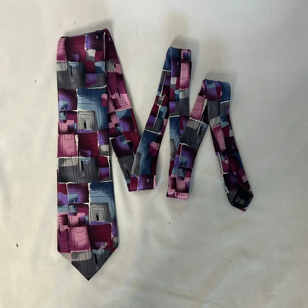 Lot 3 J Garcia 100% Silk Neckties Artist Proof Collection 59 & 60 Abstract